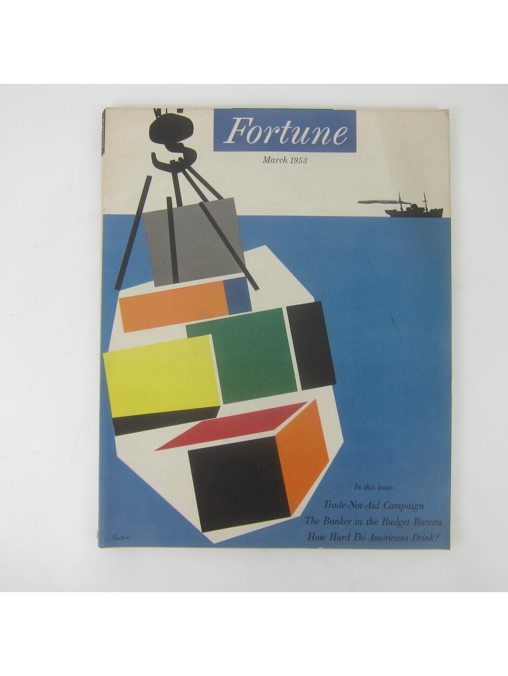 Vintage FORTUNE Magazine March 1953 Chevrolet Packard General Motors Reynolds Ad